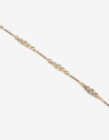 Pulseras Flexibles Strass Pulsera Flexible Con Cubic - Dorado