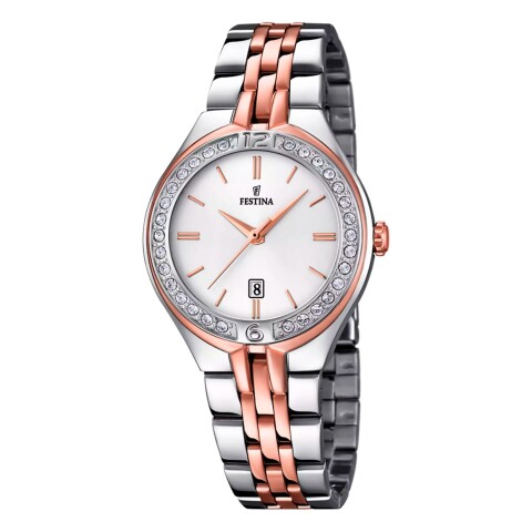 Reloj Festina F16868/2 para dama en acero Reloj Festina F16868/2 Para Dama En Acero