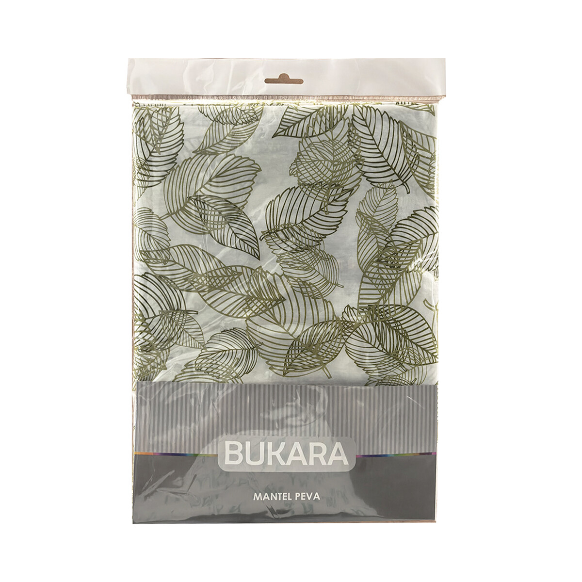 Mantel Rectangular Bukara Peva 140 x 210 cm - 1004 HOJAS VERDE 