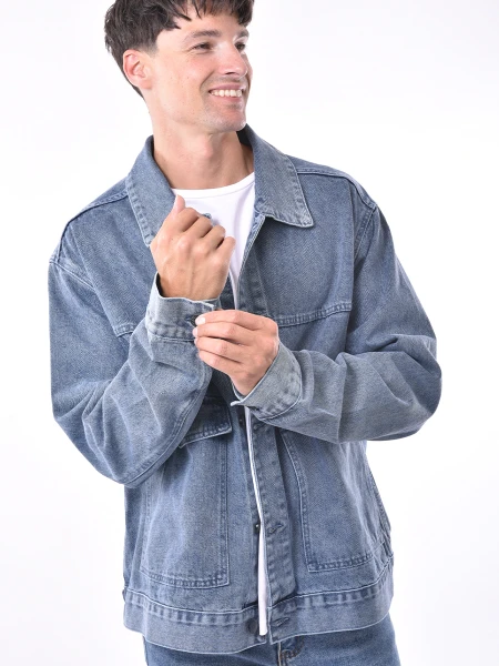 CAMPERA DENIM BOYAN AZUL