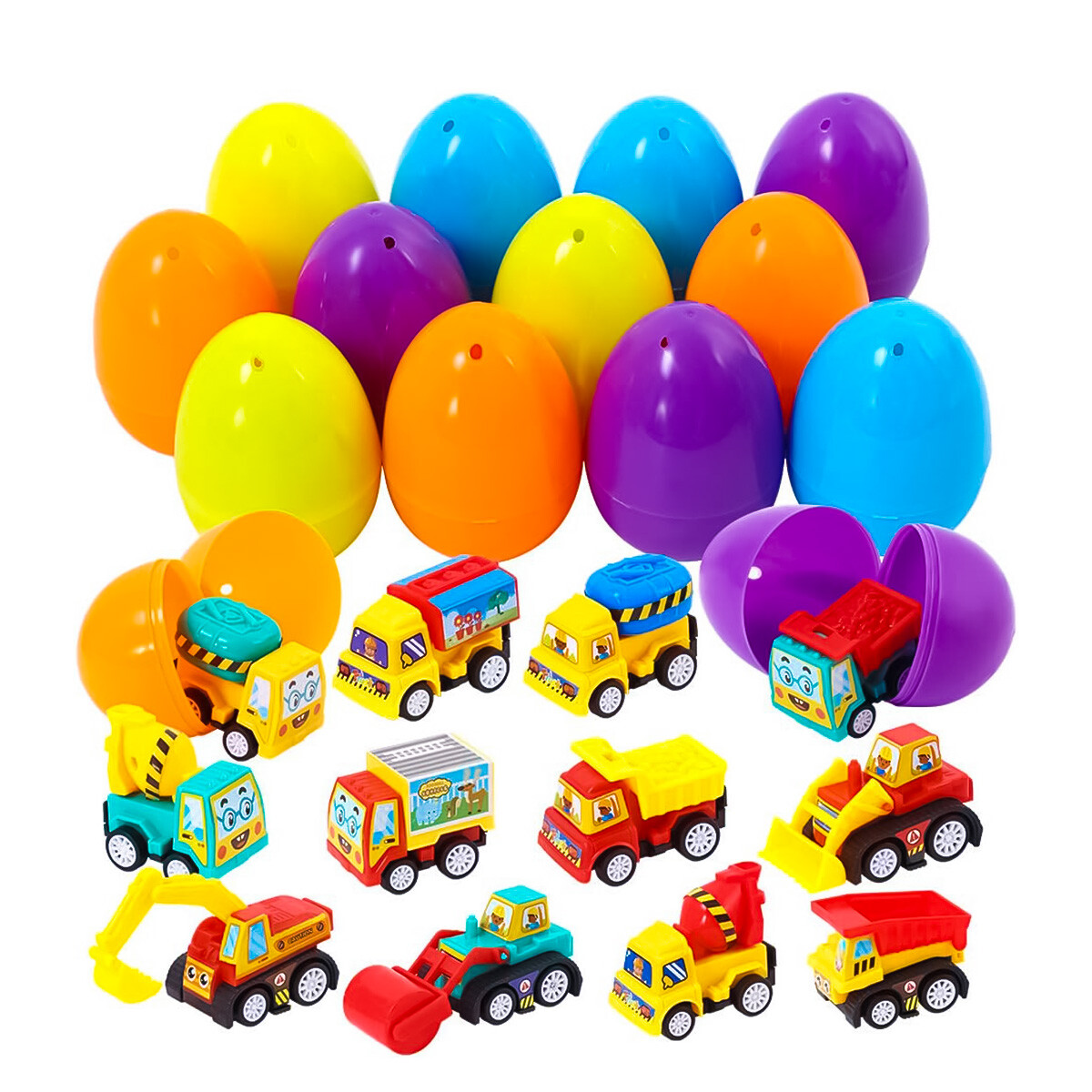 Set Cotillón N39 Sorpresitas Autos Huevos X12p Fiesta - Cot002032 