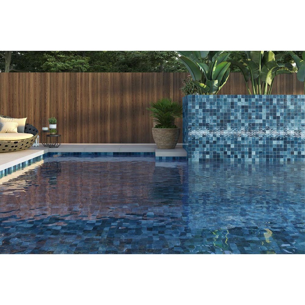 MOSAICO PARA PISCINA NORONHA MAR MESH 7.5X7.5 CM Mosaico Para Piscina Noronha Mar Mesh 7.5x7.5 Cm