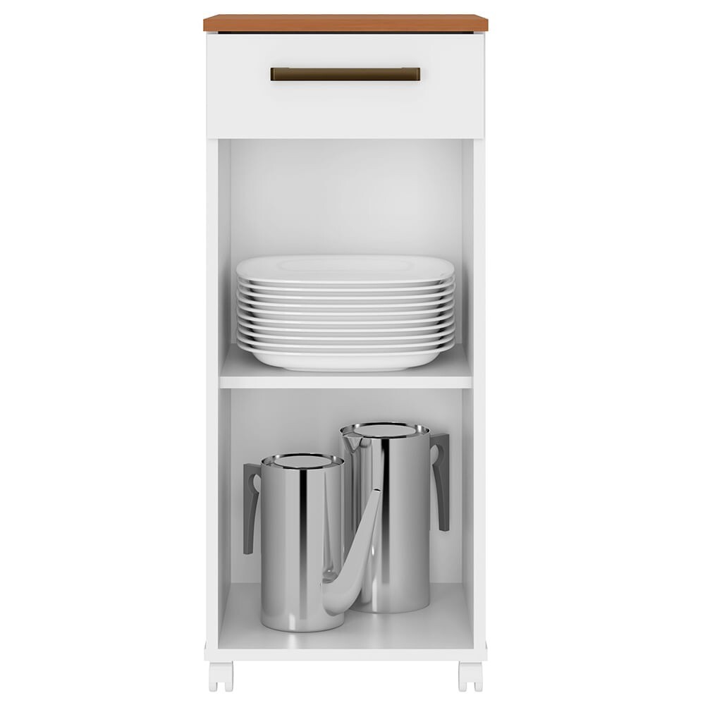 Armario Multiuso Clean - 1 Puerta 1 Cajón Blanco