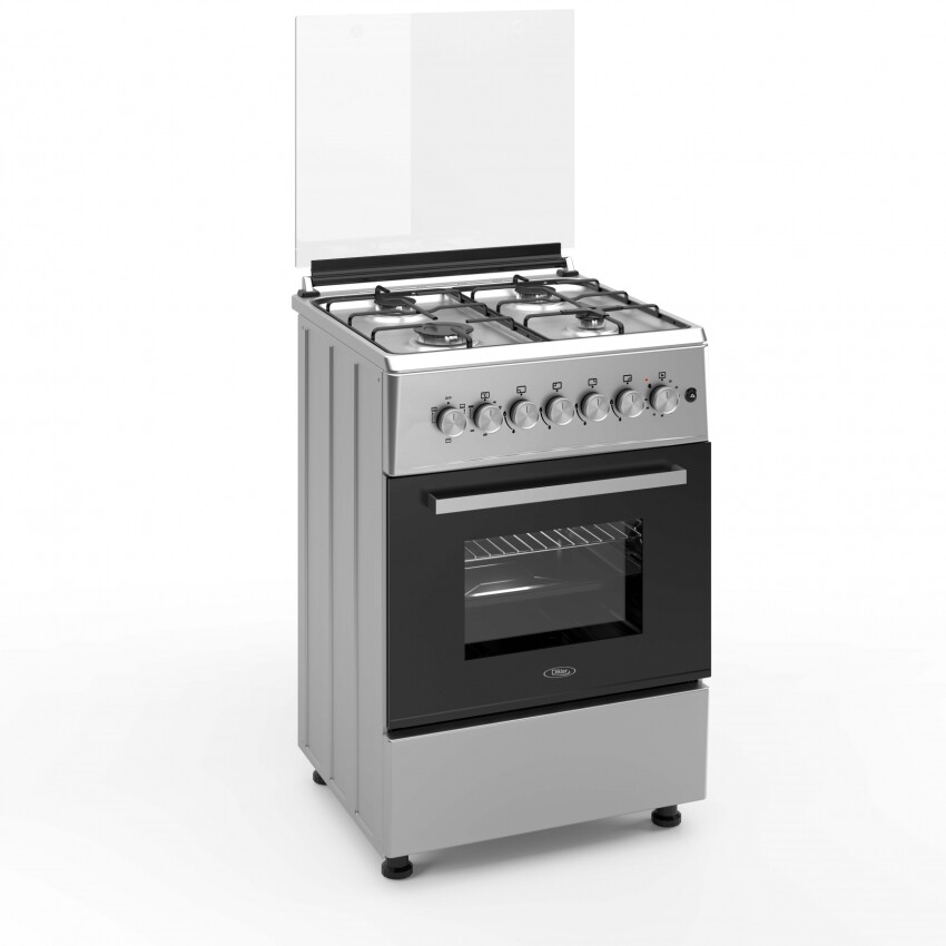 Cocina combinada Dikler 4H D-9 inox. Cocina combinada Dikler 4H D-9 inox.