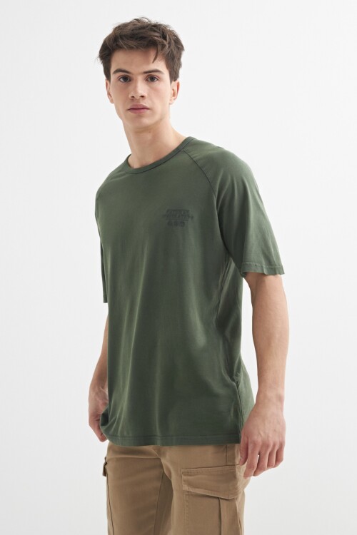 Remera básica VERDE OLIVA