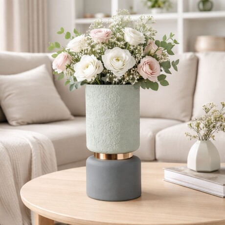 FLORERO PASTEL Verde - UNICO