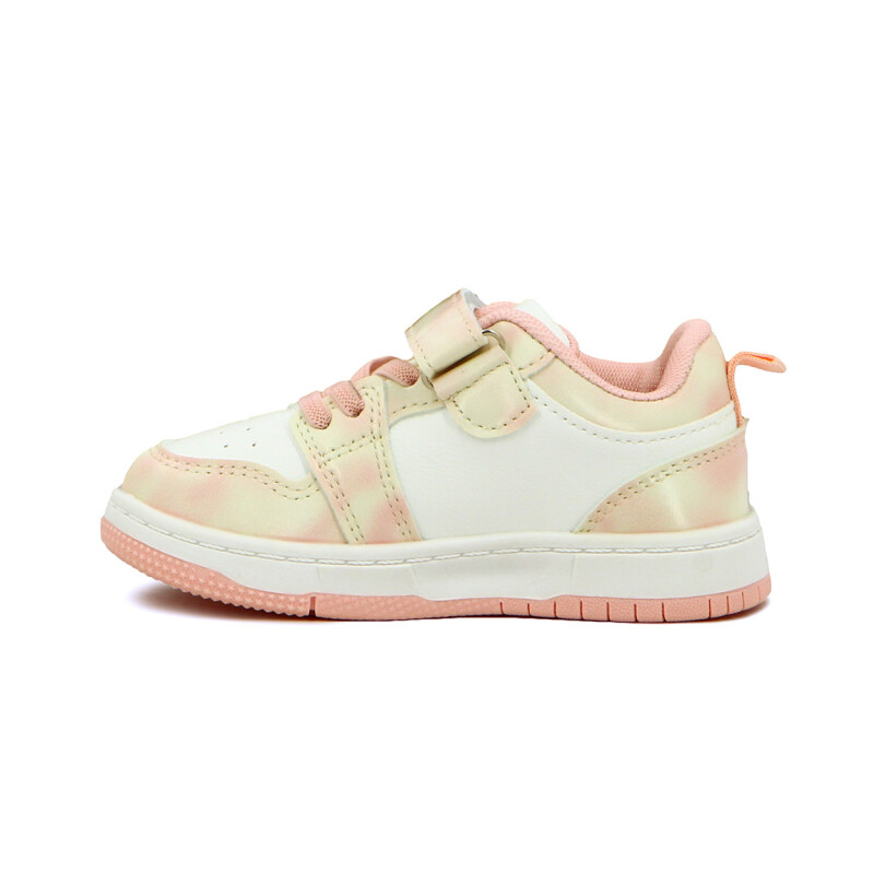 Austral Calzado Deportivo Galactic B Niño/a Acordonado Con Velcro Blanco-rosa Claro