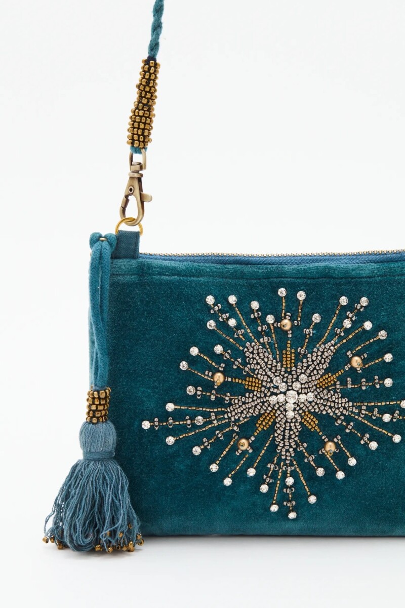 Cartera Mystic Glint Verde Oscuro