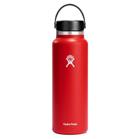 Botella Hydro Flask 40 Oz Wide Flex Cap Goji Rojo