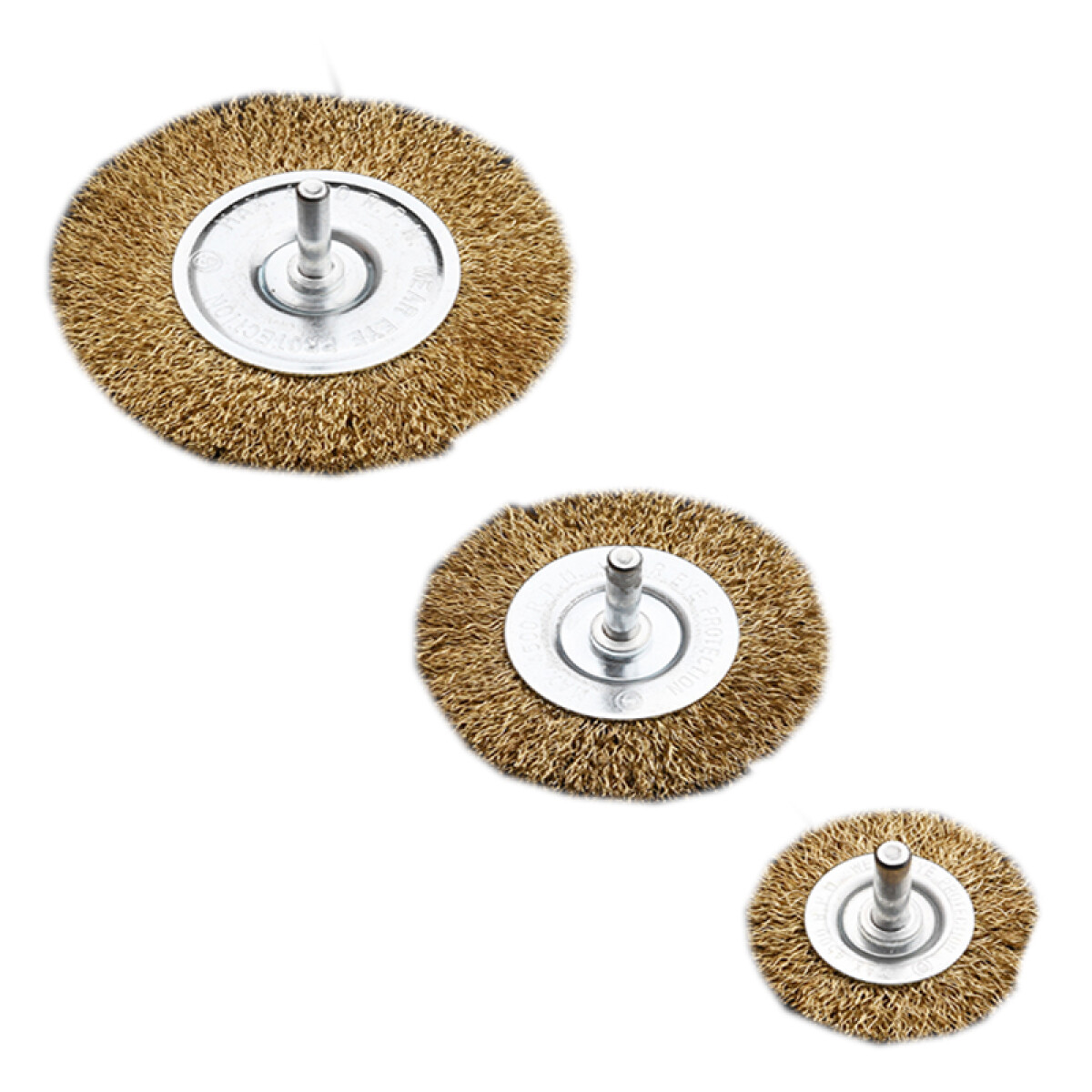 CEPILLO DE ALAMBRE BRONCE 100MM CON VASTAGO PRO HARDEN ++ - N/a 