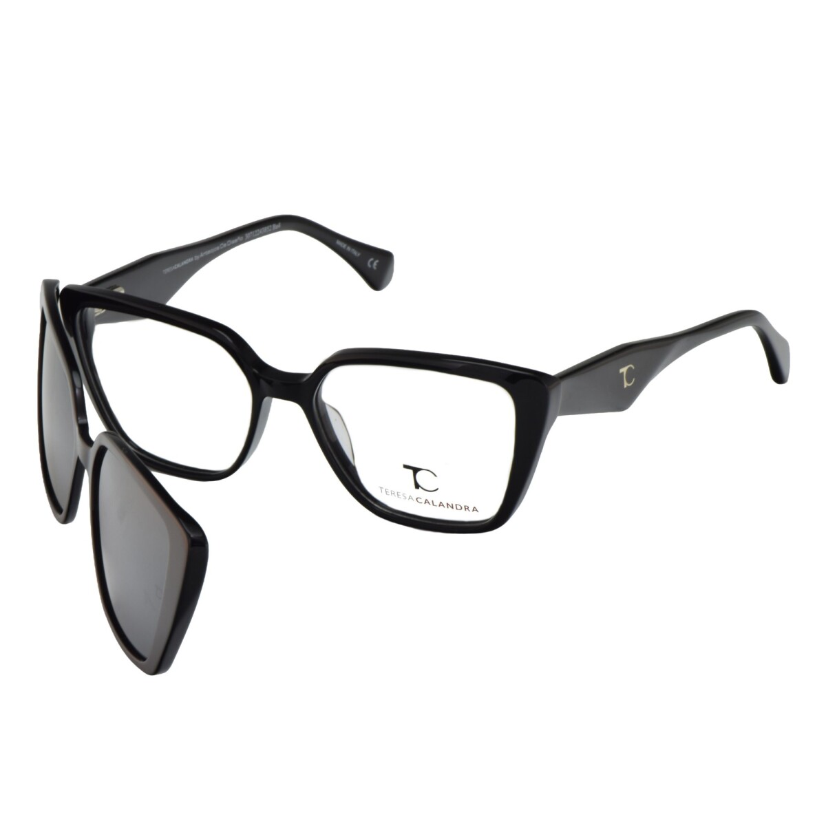 T.Calandra clip-on Hilary col negro 
