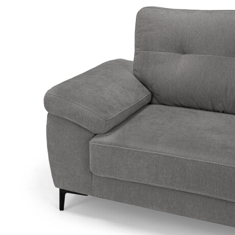 Sofá Blus - Tela Microfibra - 3 cuerpos 6686-7 Gris