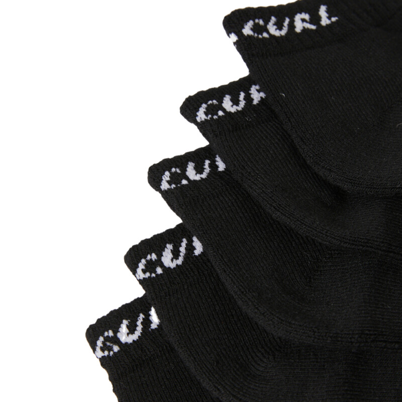 Medias cortas Rip Curl negras - 5 Pack Medias cortas Rip Curl negras - 5 Pack