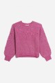 Sweater con flores ROSA