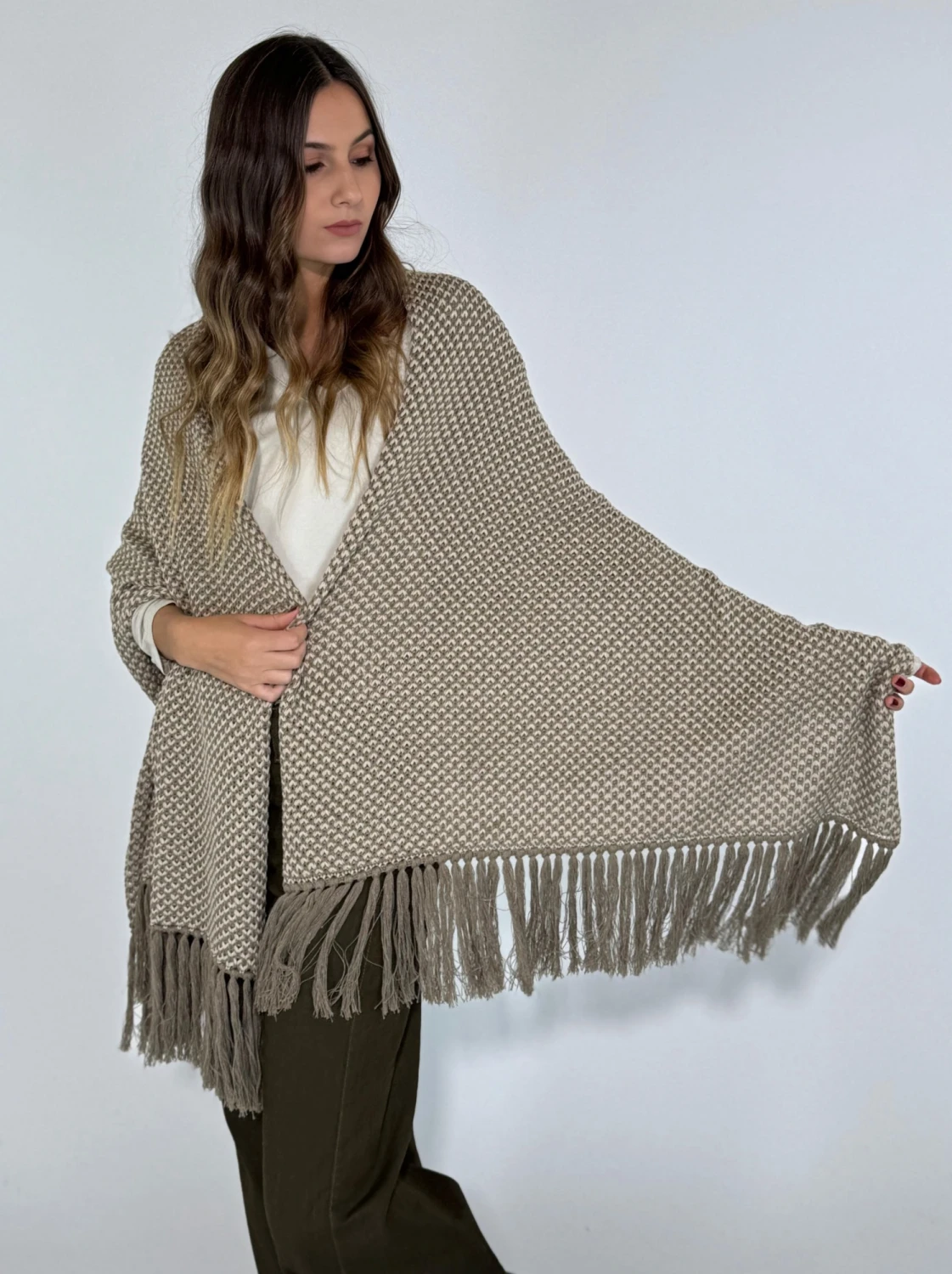 PASHMINA CAMDEN tostado talle unico