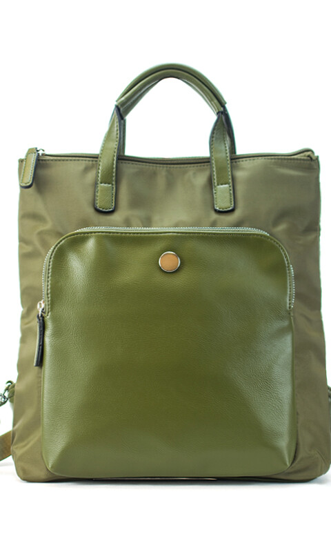 MOCHILA IBIZA VERDE MILITAR
