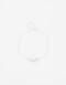 Pulseras Flexibles Strass Pulsera Flexible Con Charm De Cubic Zirconia - Plateado