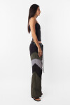 Pantalon Career Verde/negro/gris
