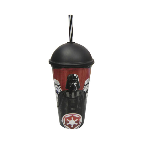 Vaso Plástico Milk Shake con Pajita 500 ml Star Wars