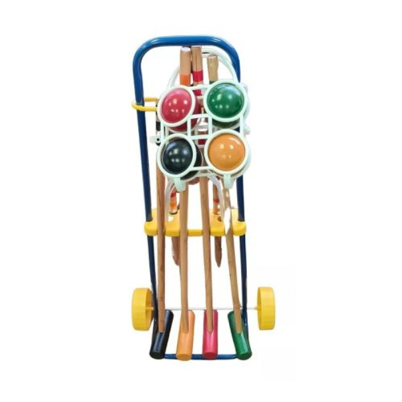 SET CROQUET GRANDE CON CARRO Set Croquet Grande Con Carro