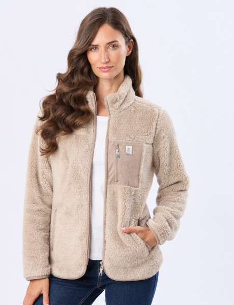 CAMPERA DE SHERPA Beige