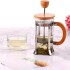 Cafetera Francesa Prensa Émbolo Piston Bambú 600Ml 6 Tazas Cafetera Francesa Prensa Émbolo Piston Bambú 600Ml 6 Tazas