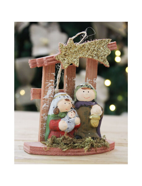 PESEBRE NAIF 2 FIGURAS 10X12 CM. PESEBRE NAIF 2 FIGURAS 10X12 CM.