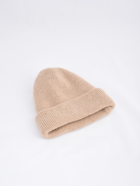 Gorro de punto Camel
