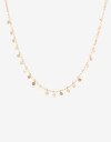 Collares Cortos Metal Collar Corto Metal Delicado - Dorado