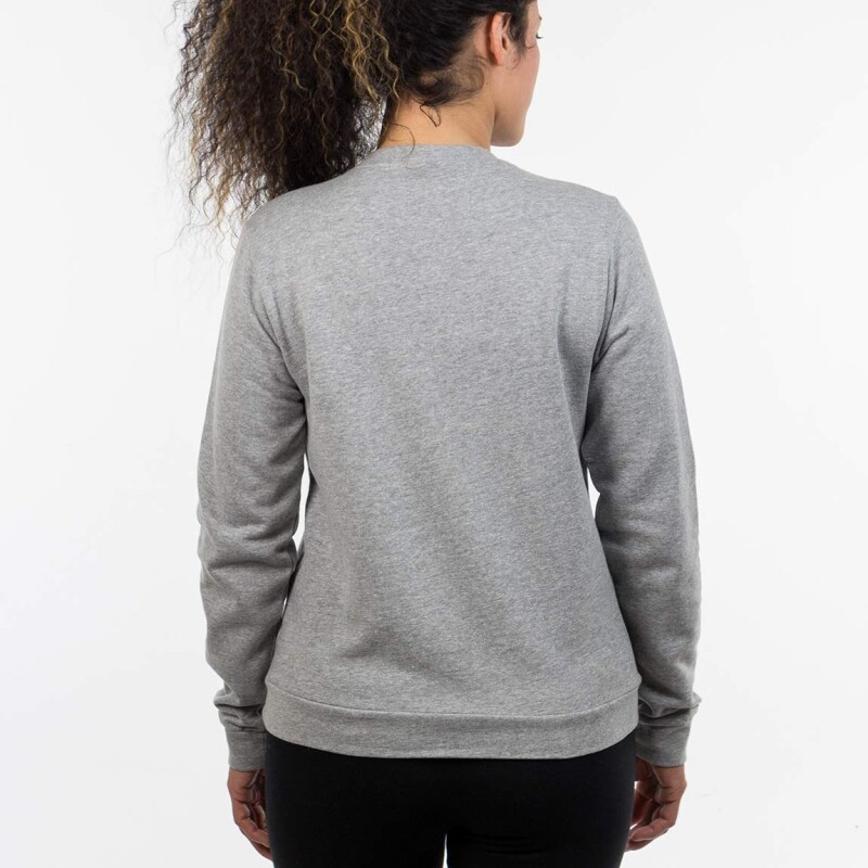 Diadora Buzo Ladies Crew Neck Sweater Grey Gris