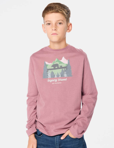 REMERA ESTAMPADA Rosa