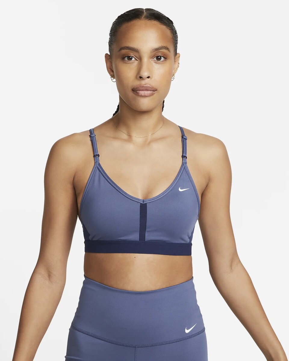 Top Nike Training Dama Df Indy V-Neck Bra Dfsdbl/Mnnavy - S/C 