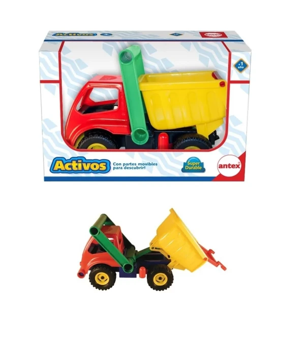 CAMION VOLCADOR ACTIVO naranja/azul