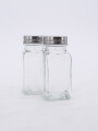 SALERO / PIMENTERO SET X 2 TRANSPARENTE