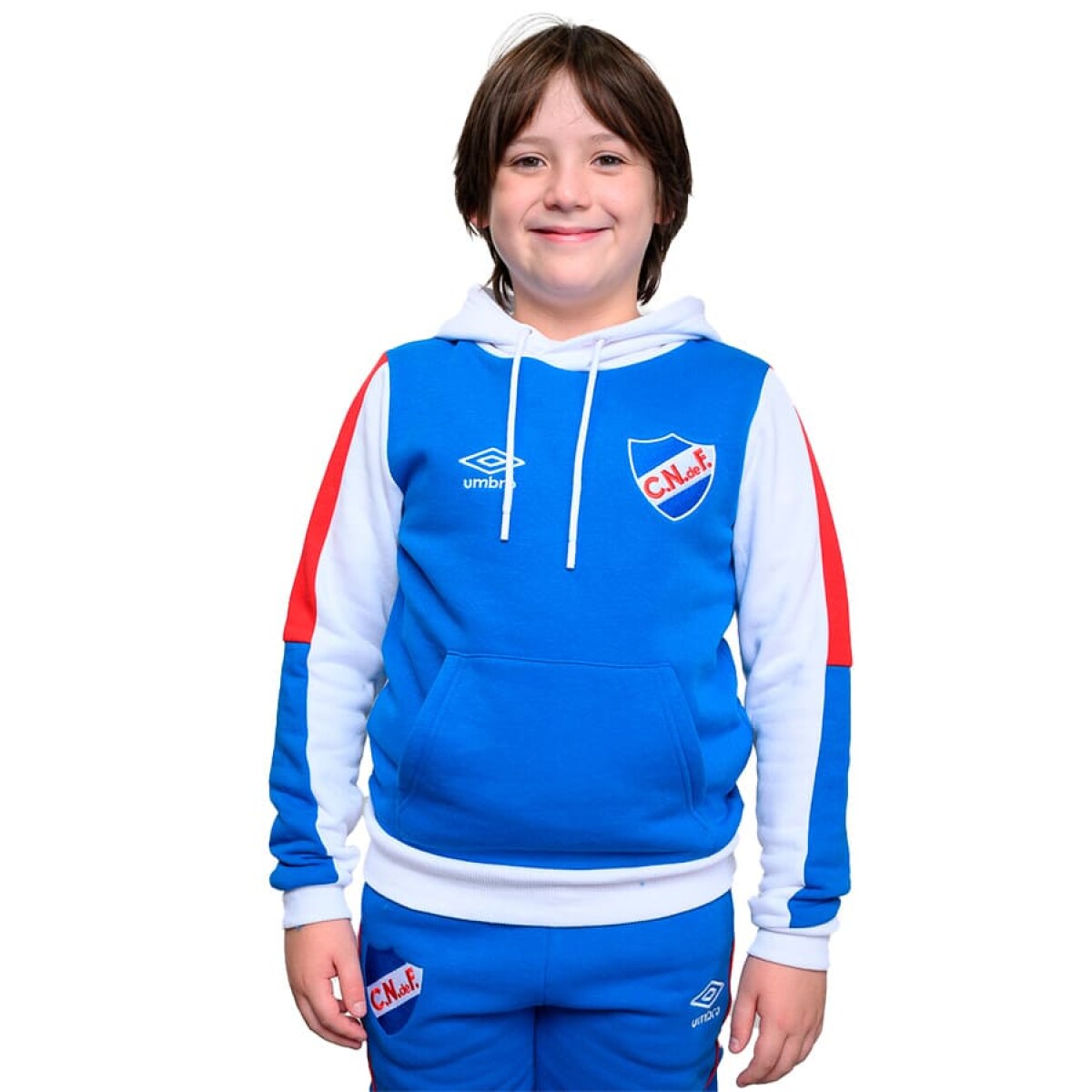 Canguro Umbro Urban Nacional de Niños - NU243021 - Azul Francia-blanco 