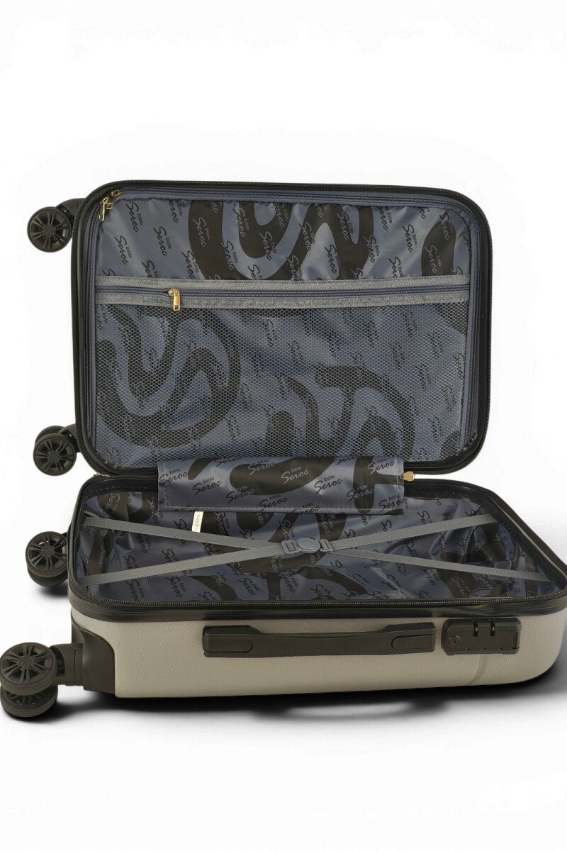 Carry on - Valija chica ABS (fibra) de 20" Gris