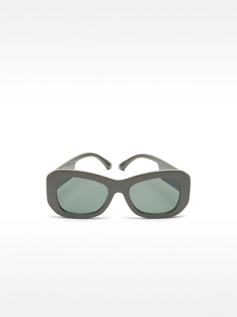 Gafas De Sol Cuadradas - caqui 