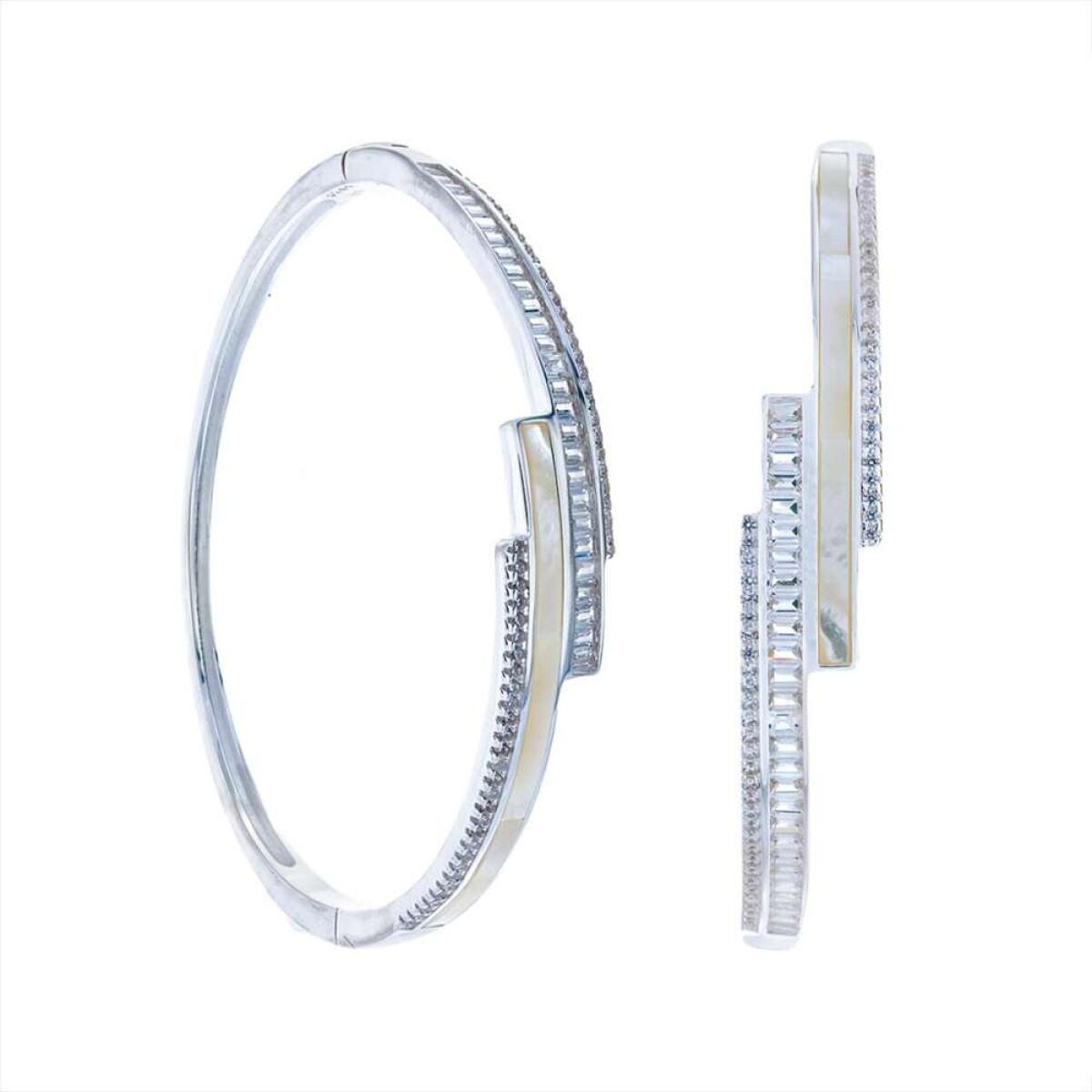 Esclava De Plata 925 Con Resina - Circonias 