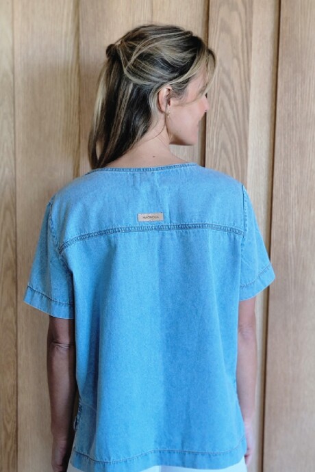 Remera Cadiz Denim Celeste