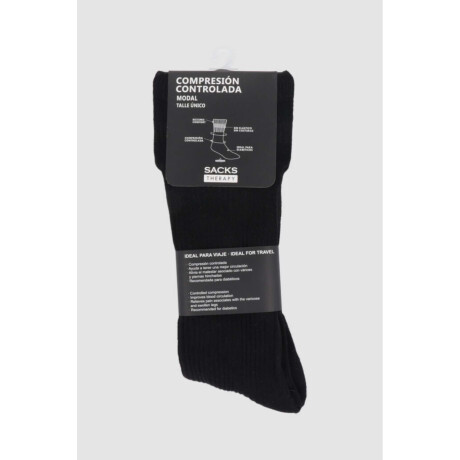 Medias compresión controlada modal Negro