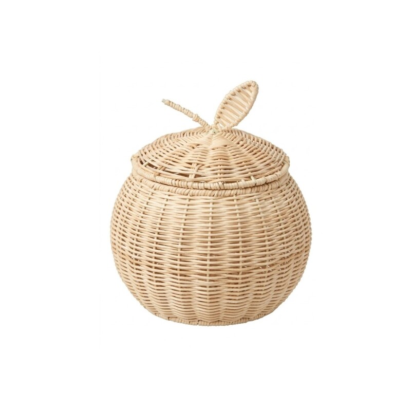 CESTA RATAN DIS MANZANA BEIGE Unica