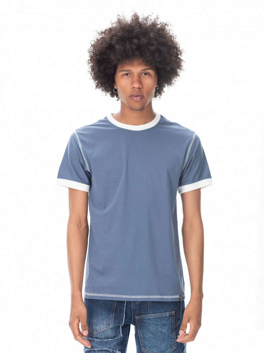 Remera Lisa - celeste 