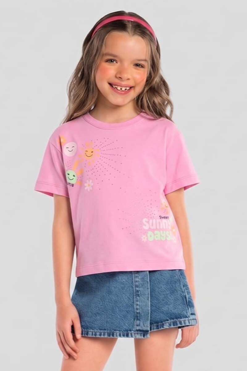 Remera Casual. Natural