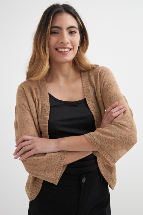 Cardigan rayado KHAKI