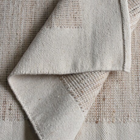 ALFOMBRA YUTE-Y-LANA NATURAL-BEIGE CASITAS-II