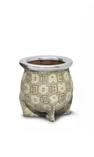 MATE DE CERÁMICA CHICO DELTA LETRAS