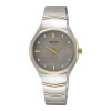 Reloj Seiko SUR616P1 para dama con correa de acero Plateado
