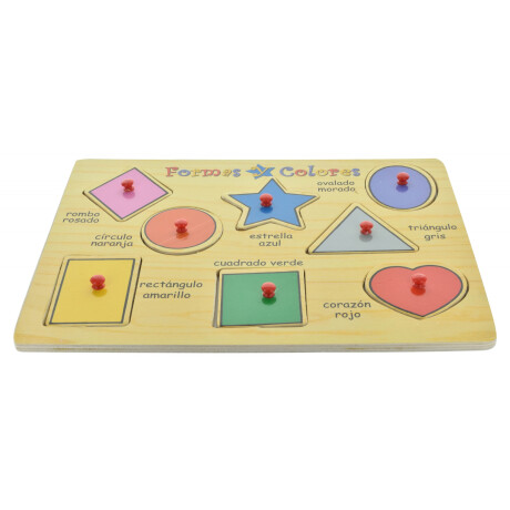 PUZZLE DE MADERA 8PCS CON AGARRES 17691 PUZZLE DE MADERA 8PCS CON AGARRES 17691