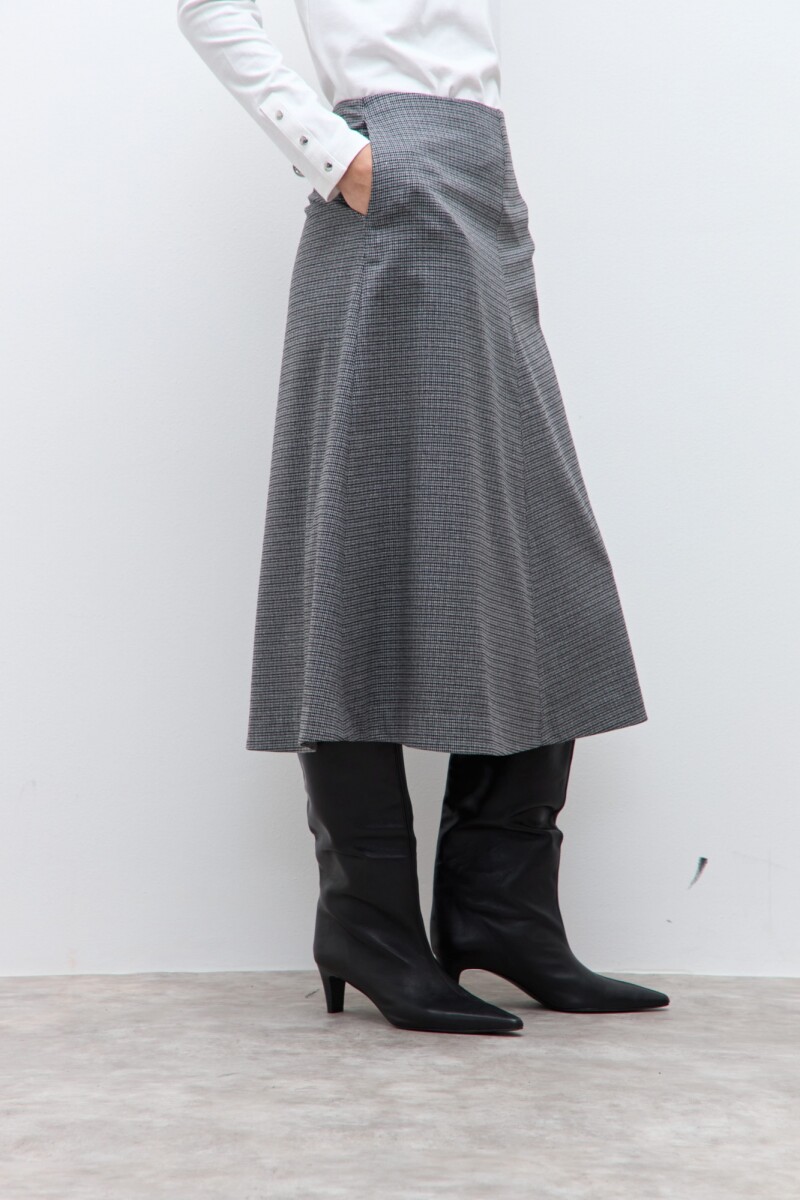 Falda fantasía gris