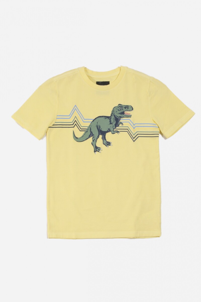 Remera T-REX AMARILLO